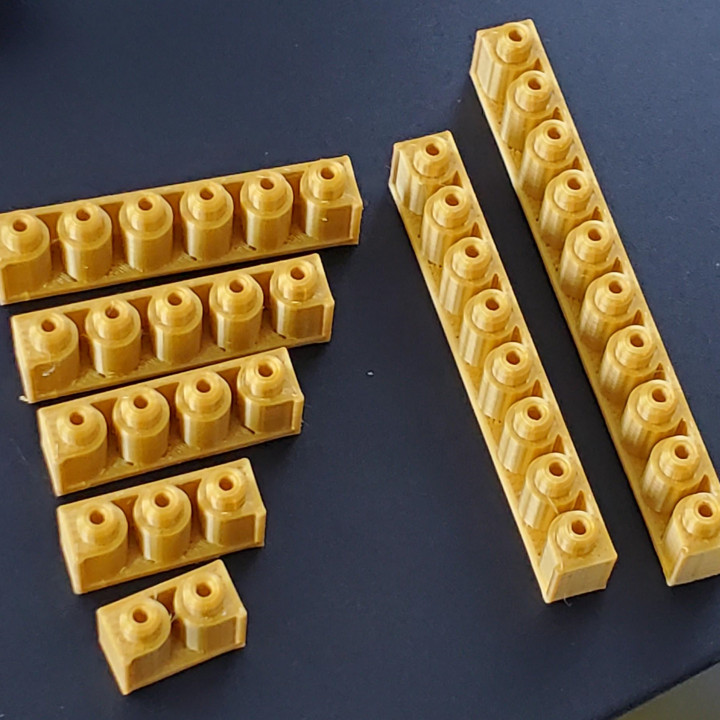 Montini building bricks Pip Strip Set (Lego Compatible)