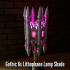 GOTHIC 6x LITHOPHANE LAMP SHADE 1 image