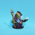 Tortle Sorcerer Miniature - Pre-Supported print image