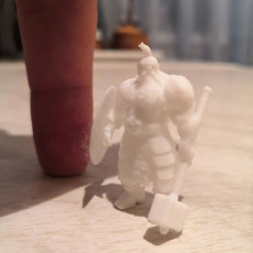 Picture of print of FREE sample Dwarf warrior