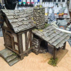 Picture of print of Dark Realms Medieval Scenery - Smithy This print has been uploaded by Jonathan Sheriff