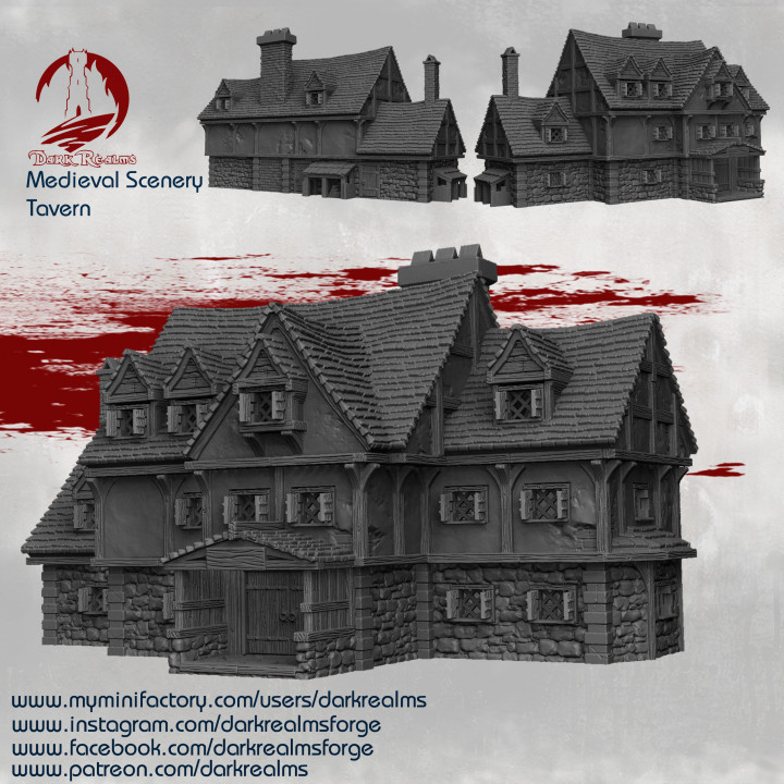 Details about   Medieval Tavern Building Suitable for 25-32mm Fantasy or Historical Wargaming 