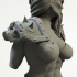 female orc warrior bust image