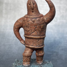 Picture of print of "Haniwa" Clay Golem