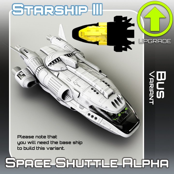 Space Shuttle Alpha Bus Variant Upgrade's Cover