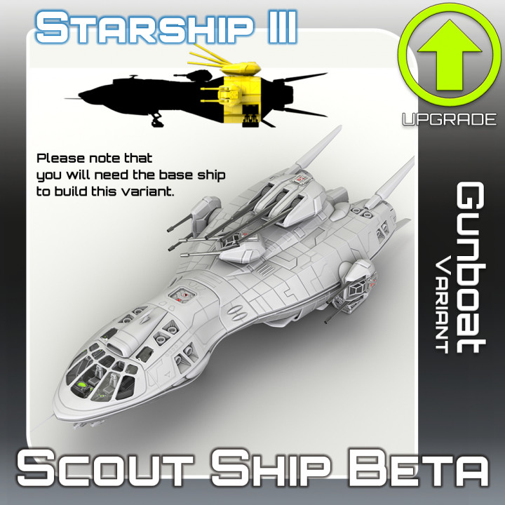Scout Ship Beta Gunboat Variant Upgrade's Cover