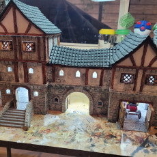 Picture of print of Dark Realms Medieval Scenery - The Merchant's Manor