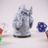 Dwarven Wizard/Sorcerer Miniature - pre-supported image