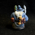 Dwarven Wizard/Sorcerer Miniature - pre-supported print image