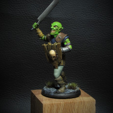 Picture of print of Goblin Fighter - Miniature This print has been uploaded by Stiven Bünger