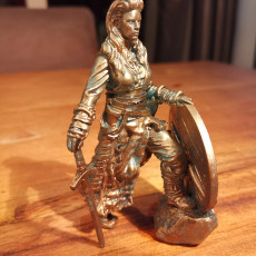 Picture of print of Siv, Viking Shield Maiden