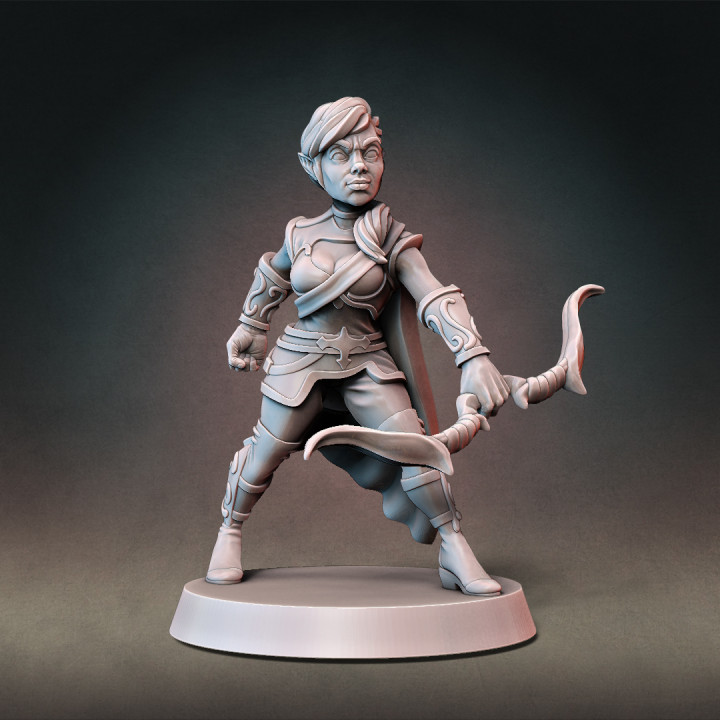 $5.00Elf Ranger Type A with Modular Hands and Weapons (Presupported)