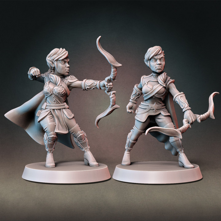 $9.00Elf Ranger Set (Type A&B) with Modular Hands and Weapons (Presupported)