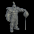 Dwarven warrior pack with hammer miniatures image