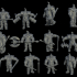 Dwarven warrior miniatures bundle image