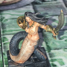 Picture of print of Snakewoman Guards - 3 Units (AMAZONS! Kickstarter) This print has been uploaded by Che Phillips