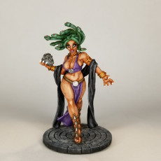 Picture of print of Medusa - Snake Cult Beauty (Fantasy Pin-Up) (AMAZONS! Kickstarter) This print has been uploaded by Amanda Russell