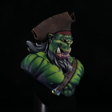 Picture of print of Pirate Ork Captain Bust This print has been uploaded by Lennart Muller