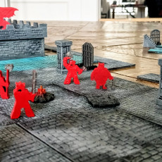 Picture of print of Meepleverse: Meeple Dungeon