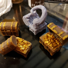 Picture of print of Open Treasure Chest - Tabletop Miniature
