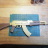 AK-47 Typ II - scale 1/4 print image