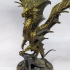 Gold Dragon Pose #1 print image