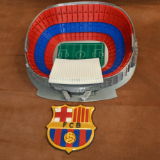 Picture of print of Camp Nou - Barcelona This print has been uploaded by Gabriel Rodríguez