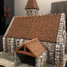 Picture of print of Dark Realms Medieval Scenery - The Church