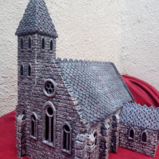 Picture of print of Dark Realms Medieval Scenery - The Church