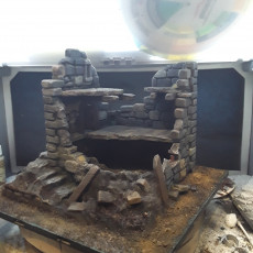 Picture of print of Dark Realms Medieval Scenery - The Ruined Watchtower