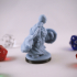 Dwarf Cleric Miniature - pre-supported print image