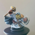 Dwarf Cleric Miniature - pre-supported print image