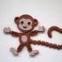 Flexi Articulated Monkey print image