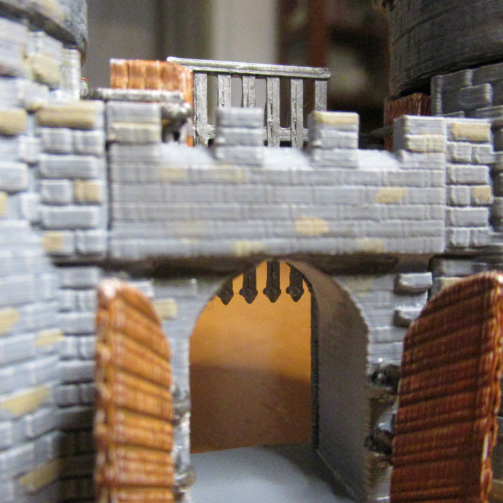 Wall Segments With Gates, Drawbridge