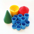 Knobless Cylinders l 3D Printed Montessori Toys image