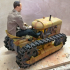 Oliver Cletrac inspired RC chain tractor image