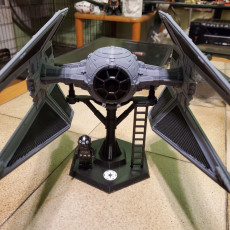 Picture of print of TIE Interceptor This print has been uploaded by Admiral John