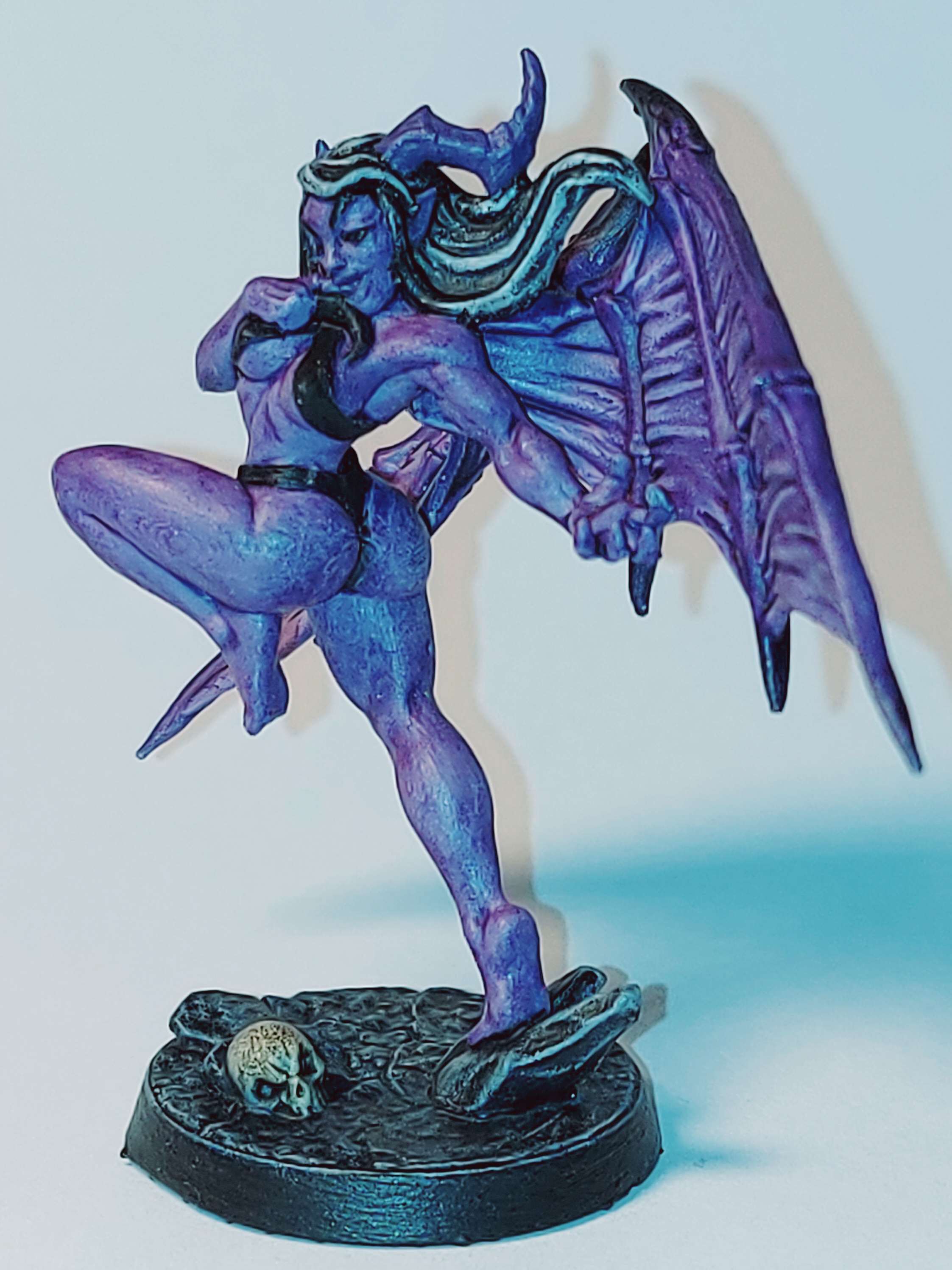 3D Printable Aya - Lust Demon (Fantasy Pin-Up) by Artisan Guild
