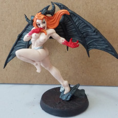 Picture of print of Aya - Lust Demon (Fantasy Pin-Up) This print has been uploaded by Richard Hudson
