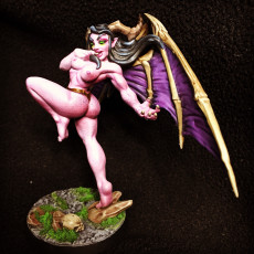 Picture of print of Aya - Lust Demon (Fantasy Pin-Up)