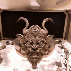 Picture of print of Oni wall piece