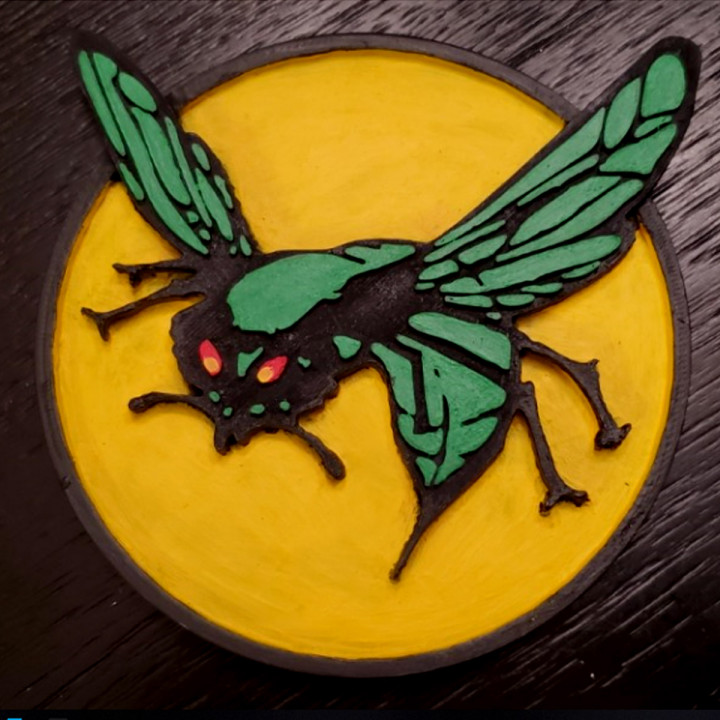 3D Printable Green Hornet TV Series Logo by Randy