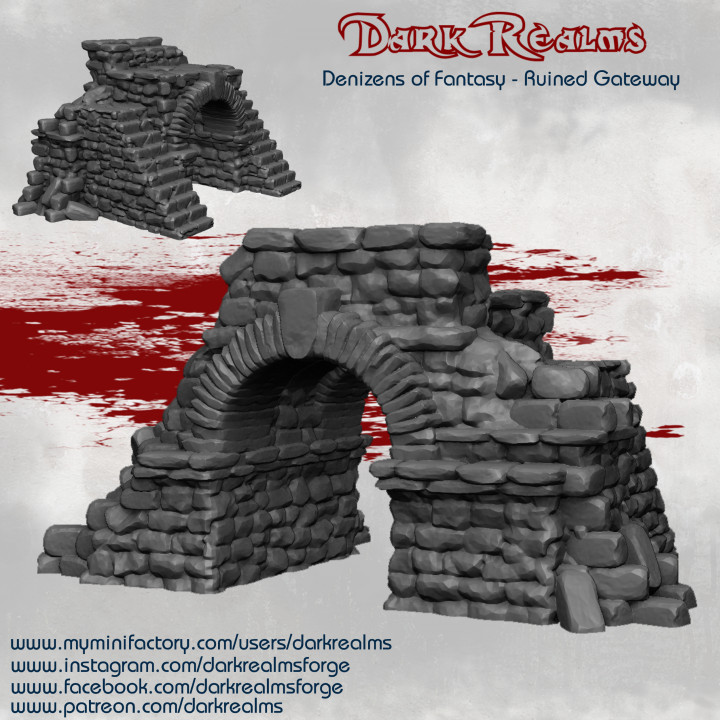 $5.95Dark Realms Denizens of Fantasy - Ruined Gateway