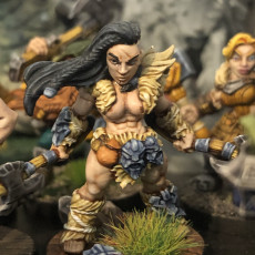 Picture of print of Hildara Bloodrage - Dwarf Berserk Heroine (AMAZONS! Kickstarter) This print has been uploaded by Serge Hovhanessian