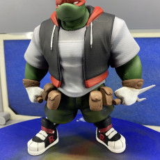 Picture of print of TMNT Raphael