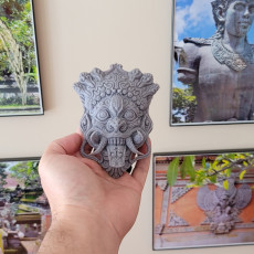 Picture of print of Bali inspired wall piece