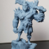 Goliath Barbarian Type B (With Hair) w/ Modular Hands and 4 Weapons (Presupported) print image