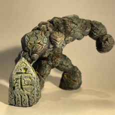 Picture of print of Stone Golem