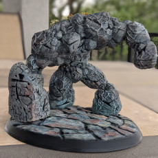 Picture of print of Stone Golem