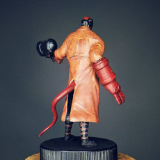 Picture of print of hellboy figure